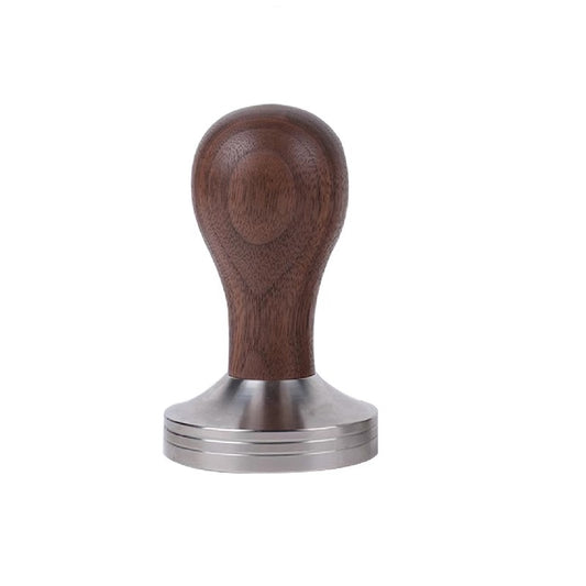 COFFEE TAMPER -WOOD HANDLE & SS BASE 58MM TP6